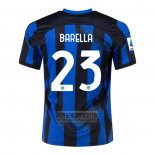 Camiseta De Futbol Inter Milan Jugador Barella Primera 2023-2024