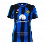 Camiseta De Futbol Inter Milan Primera Mujer 2023-2024