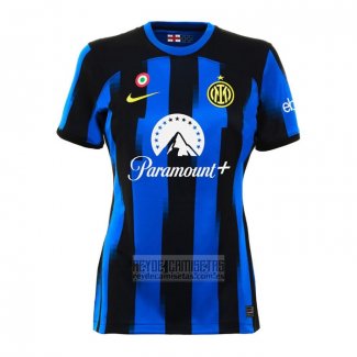 Camiseta De Futbol Inter Milan Primera Mujer 2023-2024