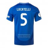 Camiseta De Futbol Italia Jugador Locatelli Primera 2024-2025