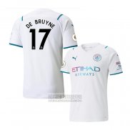 Camiseta De Futbol Manchester City Jugador De Bruyne Segunda 2021-2022