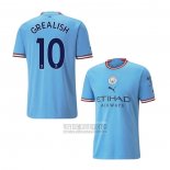 Camiseta De Futbol Manchester City Jugador Grealish Primera 2022-2023
