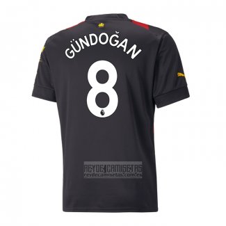 Camiseta De Futbol Manchester City Jugador Gundogan Segunda 2022-2023