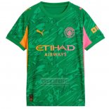Camiseta De Futbol Manchester City Portero 2025-2026 Verde