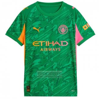Camiseta De Futbol Manchester City Portero 2025-2026 Verde