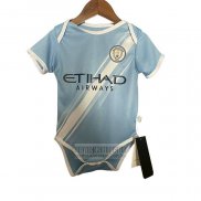 Camiseta De Futbol Manchester City Primera Bebe 2025-2026