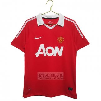 Camiseta De Futbol Manchester United Primera Retro 10-11