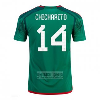 Camiseta De Futbol Mexico Jugador Chicharito Primera 2022