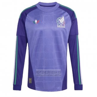 Camiseta De Futbol Mexico Portero Segunda Manga Larga 2026