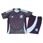 Camiseta De Futbol Mexico Primera Nino 2024