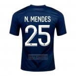 Camiseta De Futbol Paris Saint-Germain Jugador N.Mendes Primera 2022-2023