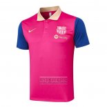 Camiseta De Futbol Polo del Barcelona 2024-2025 Rojo