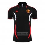 Camiseta De Futbol Polo del Manchester United 2022-2023 Negro