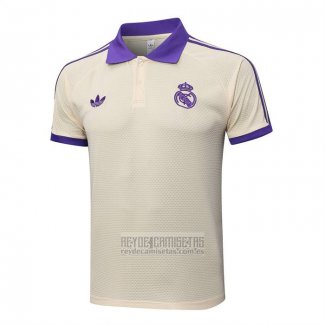 Camiseta De Futbol Polo del Real Madrid 2025-2026 Amarillo