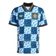 Camiseta De Futbol Pre Partido del Manchester United 2025-2026 Azul