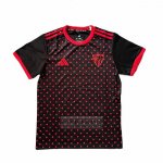 Camiseta De Futbol Pre Partido del Sevilla 2025-2026 Negro