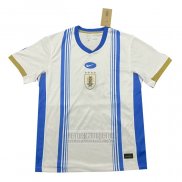 Camiseta De Futbol Pre Partido del Uruguay 2024 Blanco