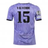Camiseta De Futbol Real Madrid Jugador Valverde Segunda 2022-2023