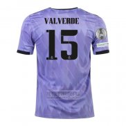 Camiseta De Futbol Real Madrid Jugador Valverde Segunda 2022-2023