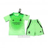 Camiseta De Futbol Real Madrid Portero Nino 2025-2026 Verde