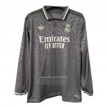 Camiseta De Futbol Real Madrid Tercera Manga Larga 2024-2025