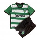 Camiseta De Futbol Sporting Primera Nino 2022-2023