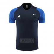 Camiseta De Futbol de Entrenamiento Argelia 2023-2024 Azul