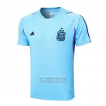 Camiseta De Futbol de Entrenamiento Argentina 2023-2024 Azul