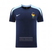 Camiseta De Futbol de Entrenamiento Francia 2024-2025 Azul