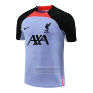 Camiseta De Futbol de Entrenamiento Liverpool 2022-2023 Purpura