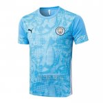 Camiseta De Futbol de Entrenamiento Manchester City 2025-2026 Azul