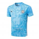 Camiseta De Futbol de Entrenamiento Manchester City 2025-2026 Azul
