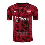 Camiseta De Futbol de Entrenamiento Manchester United 2023-2024 Rojo