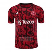 Camiseta De Futbol de Entrenamiento Manchester United 2023-2024 Rojo