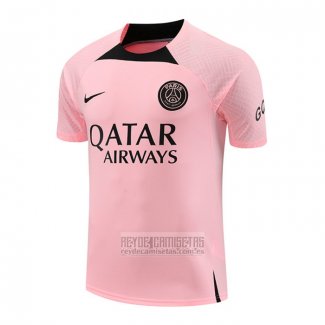 Camiseta De Futbol de Entrenamiento Paris Saint-Germain 2022-2023 Rosa