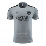 Camiseta De Futbol de Entrenamiento Paris Saint-Germain Jordan 2023-2024 Gris