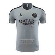 Camiseta De Futbol de Entrenamiento Paris Saint-Germain Jordan 2023-2024 Gris