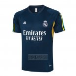 Camiseta De Futbol de Entrenamiento Real Madrid 2023-2024 Azul