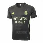 Camiseta De Futbol de Entrenamiento Real Madrid 2025-2026 Gris Verde