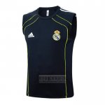 Camiseta De Futbol de Entrenamiento Real Madrid Sin Mangas 2025-2026 Azul