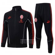 Chandal de Chaqueta del AC Milan 2025-2026 Negro