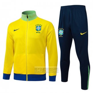 Chandal de Chaqueta del Brasil Nino 2025-2026 Amarillo
