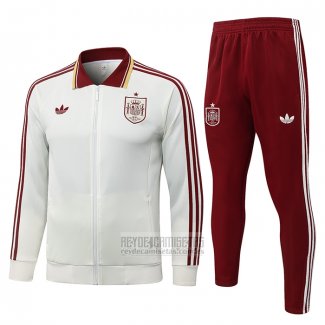 Chandal de Chaqueta del Espana Nino 2026-2027 Crema