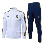 Chandal de Chaqueta del Real Madrid Nino 2026-2027 Blanco