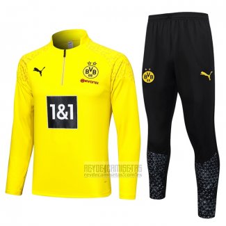 Chandal de Sudadera del Borussia Dortmund 2023-2024 Amarillo