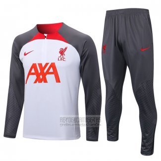 Chandal de Sudadera del Liverpool 2022-2023 Blanco