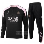 Chandal de Sudadera del Real Madrid Nino 2024-2025 Negro