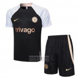 Chandal del Chelsea Manga Corta 2023-2024 Negro - Pantalon Corto