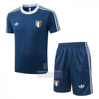 Chandal del Italia Manga Corta 2026-2027 Azul - Pantalon Corto