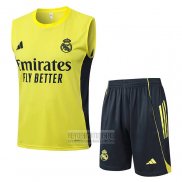Chandal del Real Madrid Sin Mangas 2025-2026 Amarillo
